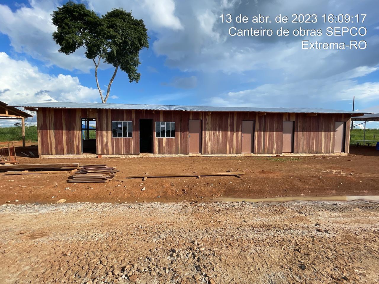 Canteiro de obras da linha de transmissão Acre-Rondônia, cliente Sepco1 Powerchina